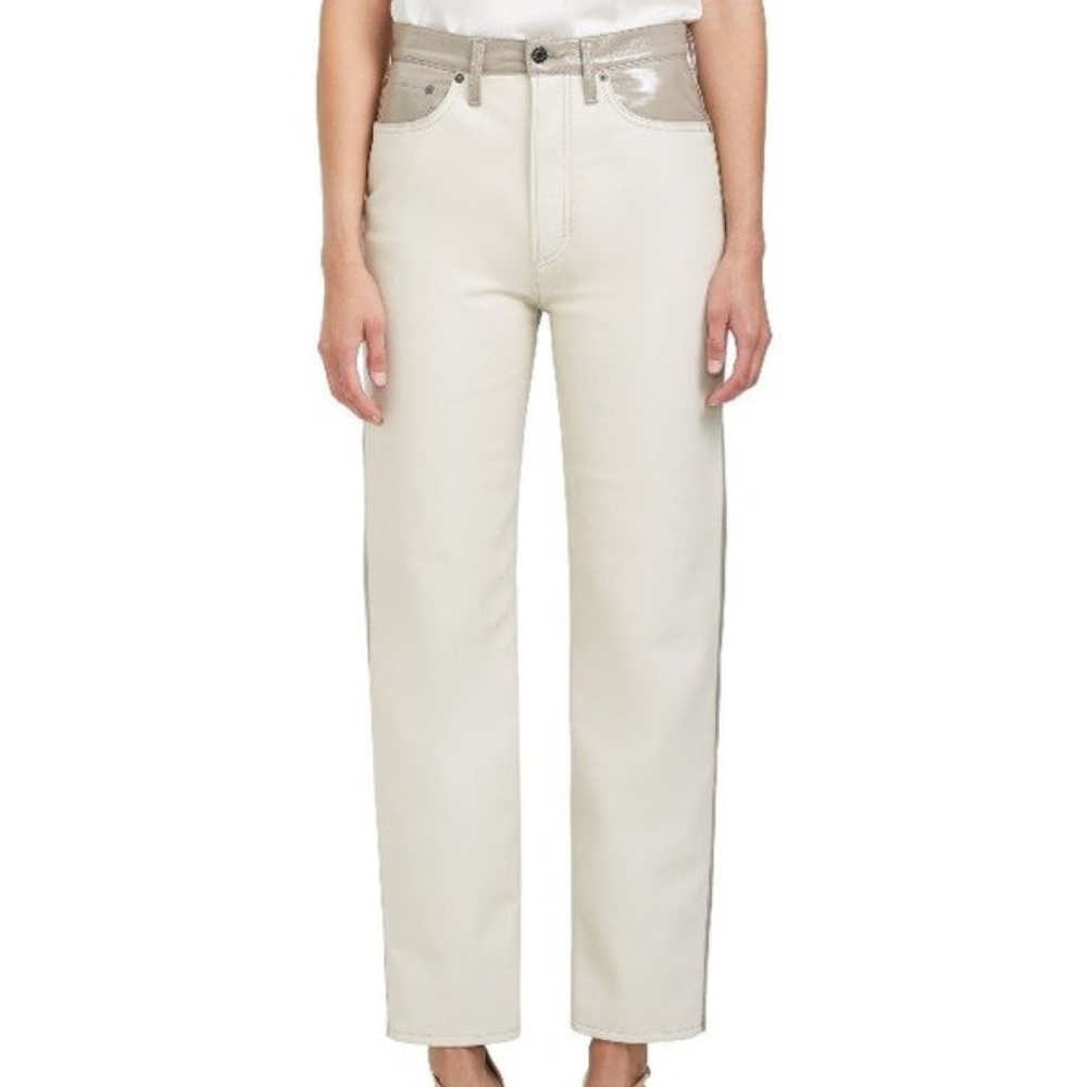 AGOLDE Paneled 90'S Pinch Waist Jeans - Powder/Quail